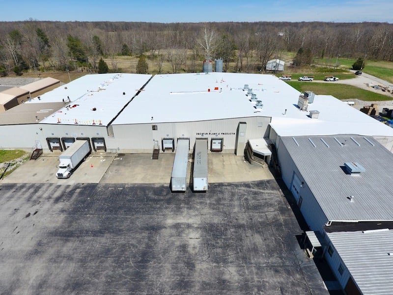 Decatur Plastics Flat Roof Installation Indiana